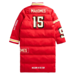 Patrick Mahomes KC Chiefs Puffer Coat - Image 3