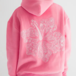 Pink-Palm-Puff-Hawaii-Hibiscus-Sonic-Pink-Pullover-Hoodie