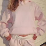 Pink-Palm-Puff-Lacy-Angel-Pink-Hoodie