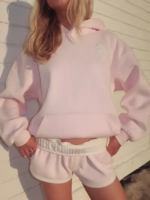 Pink-Palm-Puff-Lacy-Angel-Pink-Hoodie