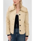 Roast-My-Rental-S01-Jasmine-Roth-Beige-Ruffled-Collar-Quilted-Jacket_1