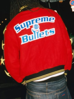 Supreme-Washington-Bullets-Prominent-Star-Details-Unisex-Red-Wool-Varsity-Jacket