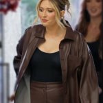 The-McBee-Dynasty-Kacie-Adkison-Brown-Leather-Jacket