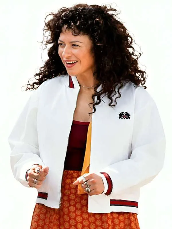 The-Wrong-Girls-Alia-Shawkat-White-Bomber-Jacket The-Wrong-Girls-Alia-Shawkat-White-Bomber-Jacket