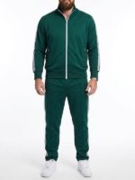 Travis-Kelce-New-Heights-2026-Green-Striped-Tracksuit