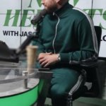 Travis-Kelce-New-Heights-Green-Tracksuit