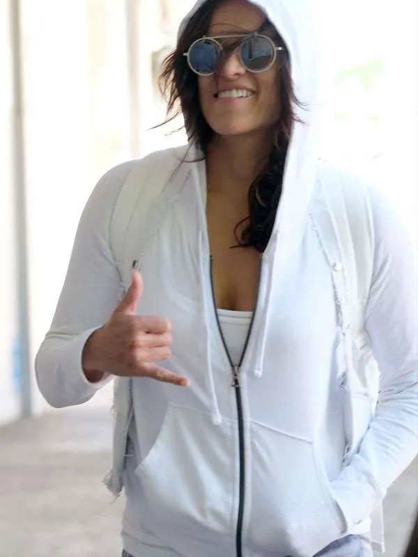 2026-HollyShorts-Film-Festival-Michelle-Rodriguez-White-Hoodie