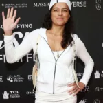 2026-HollyShorts-Film-Festival-Michelle-Rodriguez-White-Zip-Up-Hoodie