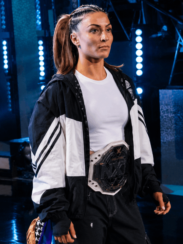 AEW Grand Slam Mexico Kendal Grey JacketAEW Grand Slam Mexico Kendal Jacket