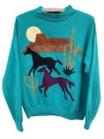Adults-Lucy-Freyer-Horses-Print-Sweatshirt