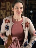 Anna-Pigeon-2026-Melanie-Scrofano-Floral-Cardigan
