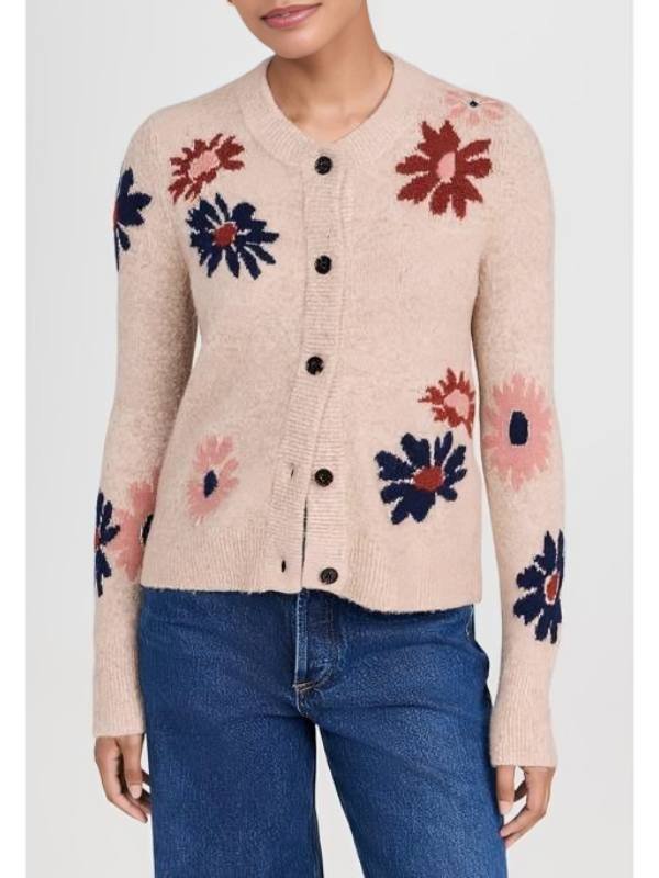 Anna-Pigeon-Melanie-Scrofano-Floral-Cardigan