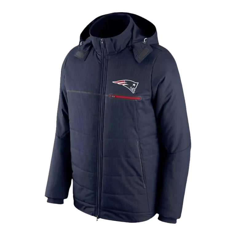 Bill-Belichick-New-England-Patriots-Blue-Sideline-Jacket