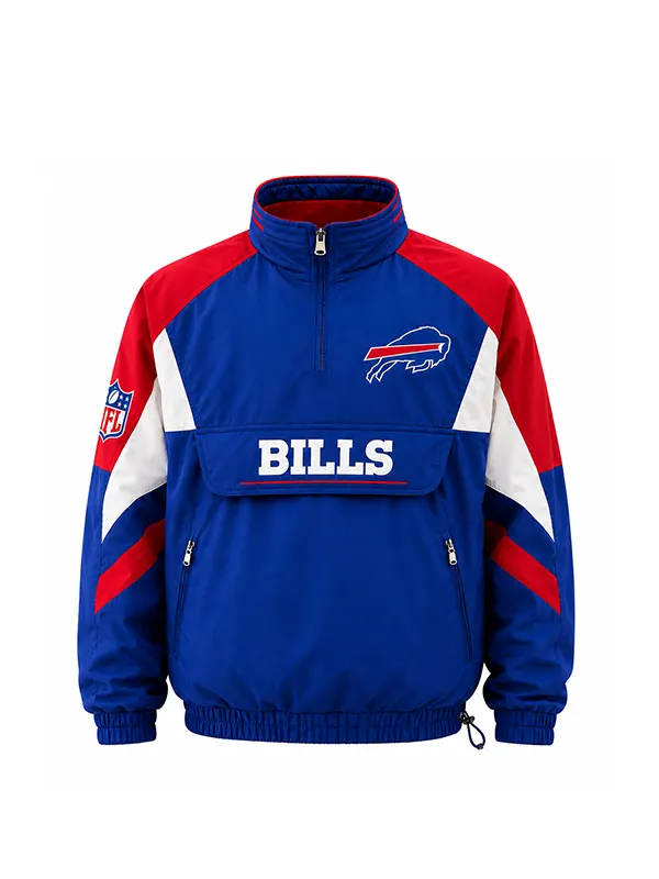 Buffalo-Bills-Starter-Half-Zip-Pullover-Jacket