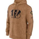 Cincinnati-Bengals-Salute-To-Service-Brown-Hoodie