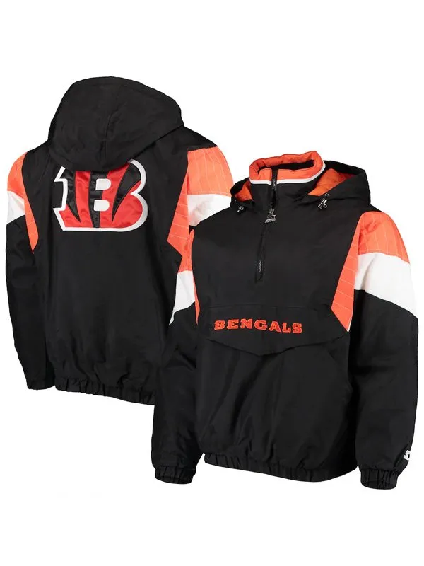 Cincinnati-Bengals-Starter-Black-Jacket Cincinnati-Bengals-Starter-Black-Jacket