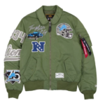 Detroit Lions Alpha Industries MA-1 Flight Jacket