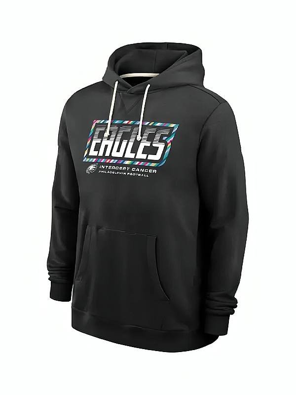Eagles-Crucial-Catch-Black-Hoodie