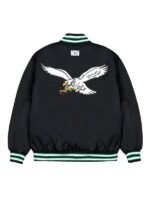 GOLF-WANG-Philadelphia-Eagles-Satin-Bomber-Jacket-Black