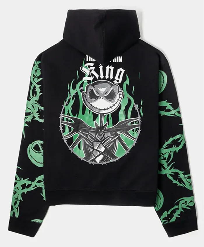 Halloween-x-The-Nightmare-Before-Christmas-Pumpkin-King-Black-Hooded-Jacket