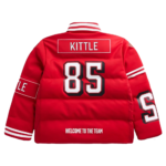 Kyle-Juszczyk-Red-Puffer-Jacket