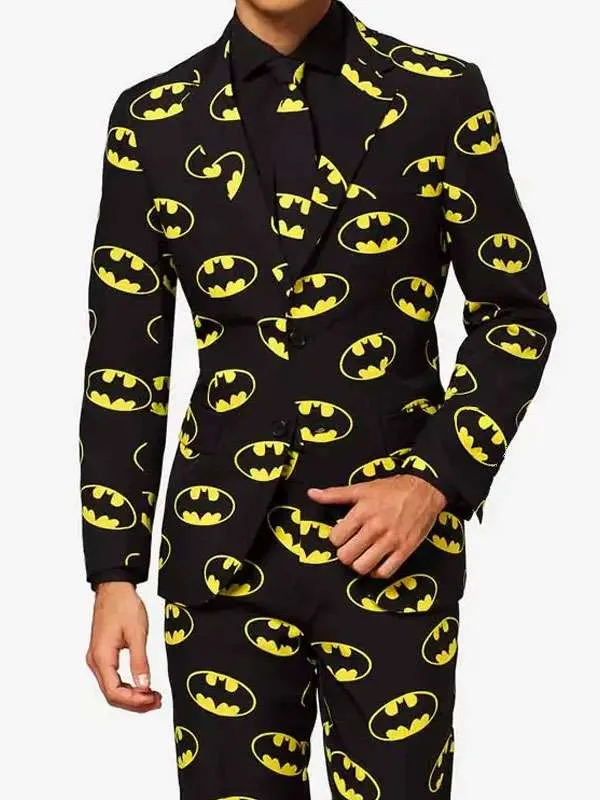 Mens-Black-Batman-2-Piece-Formal-Suit