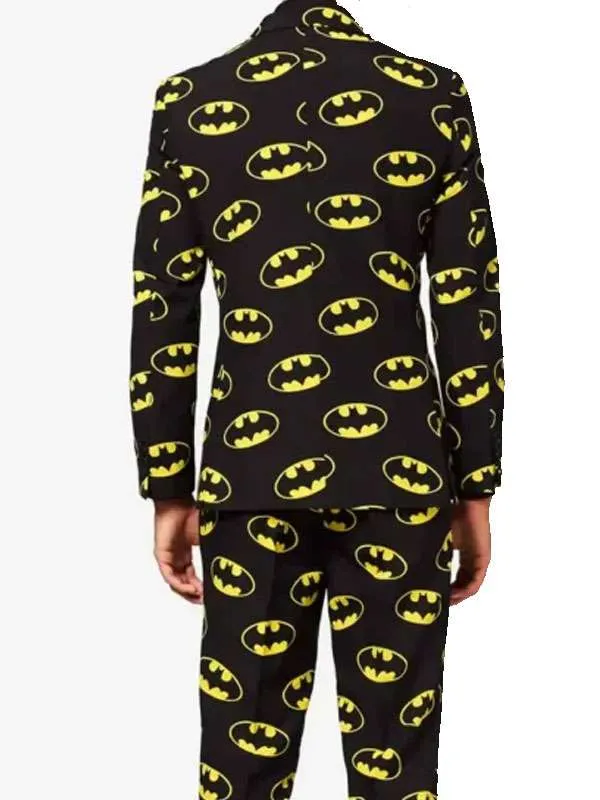 Mens-Black-Batman-2-Piece-Suit