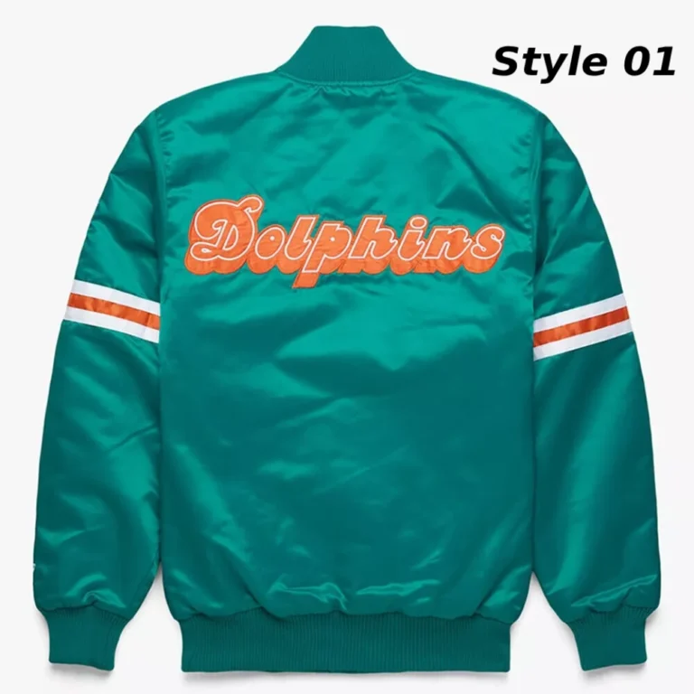 Miami-Dolphin-Satin-Jacket