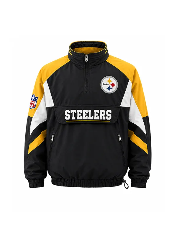 Pittsburgh-Steelers-Starter-Half-Zip-Pullover-Jacket