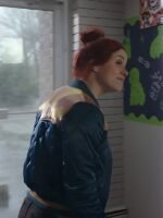 Resident-Alien-S04-Alice-Wetterlund-Rainbow-Bomber-Jacket