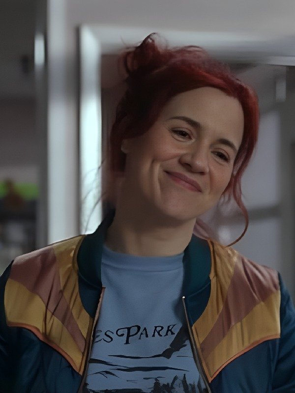Resident-Alien-S04-Alice-Wetterlund-Rainbow-Satin-Bomber-Jacket Resident-Alien-S04-Alice-Wetterlund-Rainbow-Satin-Bomber-Jacket