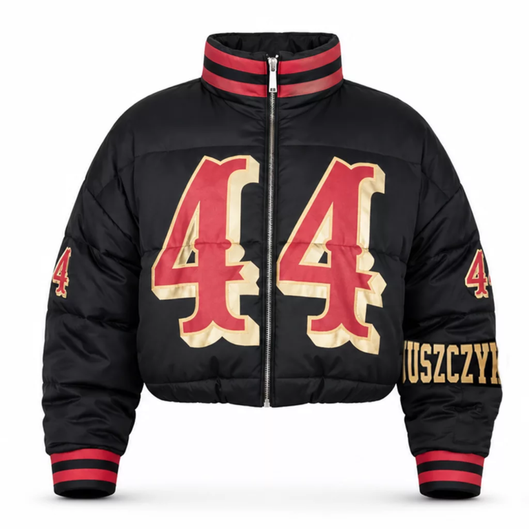 SF-49ers-2026-Kristin-Juszczyk-Black-Jacket-f