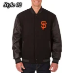 San-Francisco-Giants-MLB-Baseball-Black-Letterman-Jacket