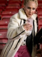 Ted-Lasso-Season-4-Juno-Temple-White-Shearling-Long-Coat