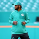 Tua-Tagovailoa-Miami-Dolphins-Half-Zip-Jacket-urby-front