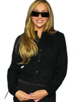 US-Open-2026-Opening-Night-Tate-McRae-Black-Wool-Jacket