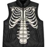 Vanson-Skeleton-Black-Puffer-Vest