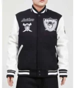 pro-los-vegas-raiders-black-and-white-varsity-jacket