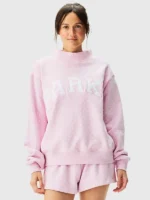 2026-Parke-Polka-Dot-Pink-Mockneck-Fleece-Sweatshirt