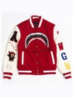 Camo-Shark-Robert-Phillipe-We-Killed-Ape-Varsity-Bomber-Jacket