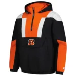 Cincinnati-Bengals-Starter-Charger-Half-Zip-Jacket