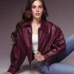 Fatima-Bosch-Burgundy-Leather-Jacket-510x619