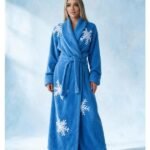 Fran-Fine-The-Nanny-S03-Fran-Drescher-Snowflakes-Print-Blue-Belted-Robe-1