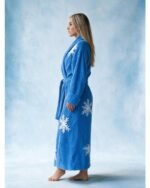 Fran-Fine-The-Nanny-S03-Fran-Drescher-Snowflakes-Print-Blue-Belted-Robe-2