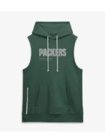 Green-Bay-Packers-Sideline-Sleeveless-Hoodie-Green