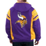 Home-Team-Minnesota-Vikings-Purple-Gold-Half-Zip-Hoodie-Jacket-back