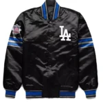 Los-Angeles-Dodgers-Black-Full-Snap-Satin-Jacket