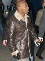 Mike-Tysons-Fight-Vintage-Shearling-Brown-Leather-Jacket