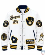 Milwaukee-Brewers-Take-October-White-Varsity-Jacket-510x619