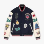 NFL-Paris-Game-Leather-Varsity-Jacket